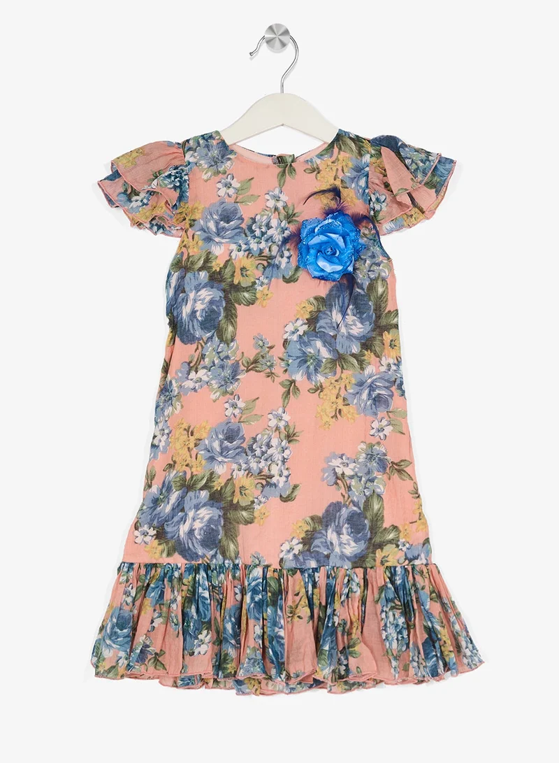 Little Golden Apple Little Floral Print Dress